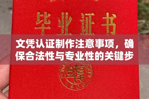 广宁文凭认证制作注意事项，确保合法性与专业性的关键步骤