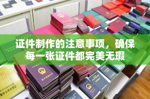 广宁证件制作的注意事项，确保每一张证件都完美无瑕