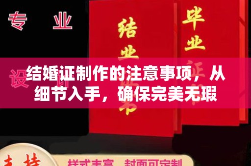 广宁结婚证制作的注意事项，从细节入手，确保完美无瑕