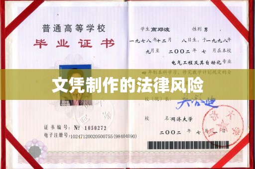 广宁文凭制作的法律风险